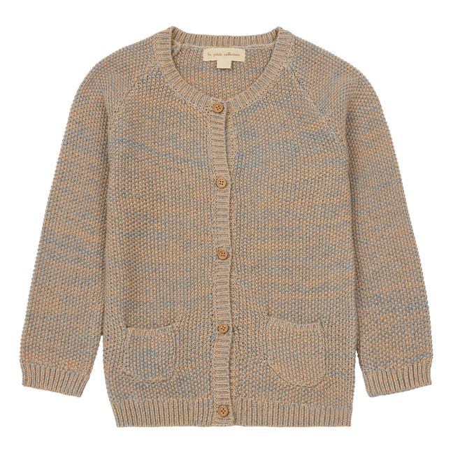 Wool and Cotton Cardigan Beige