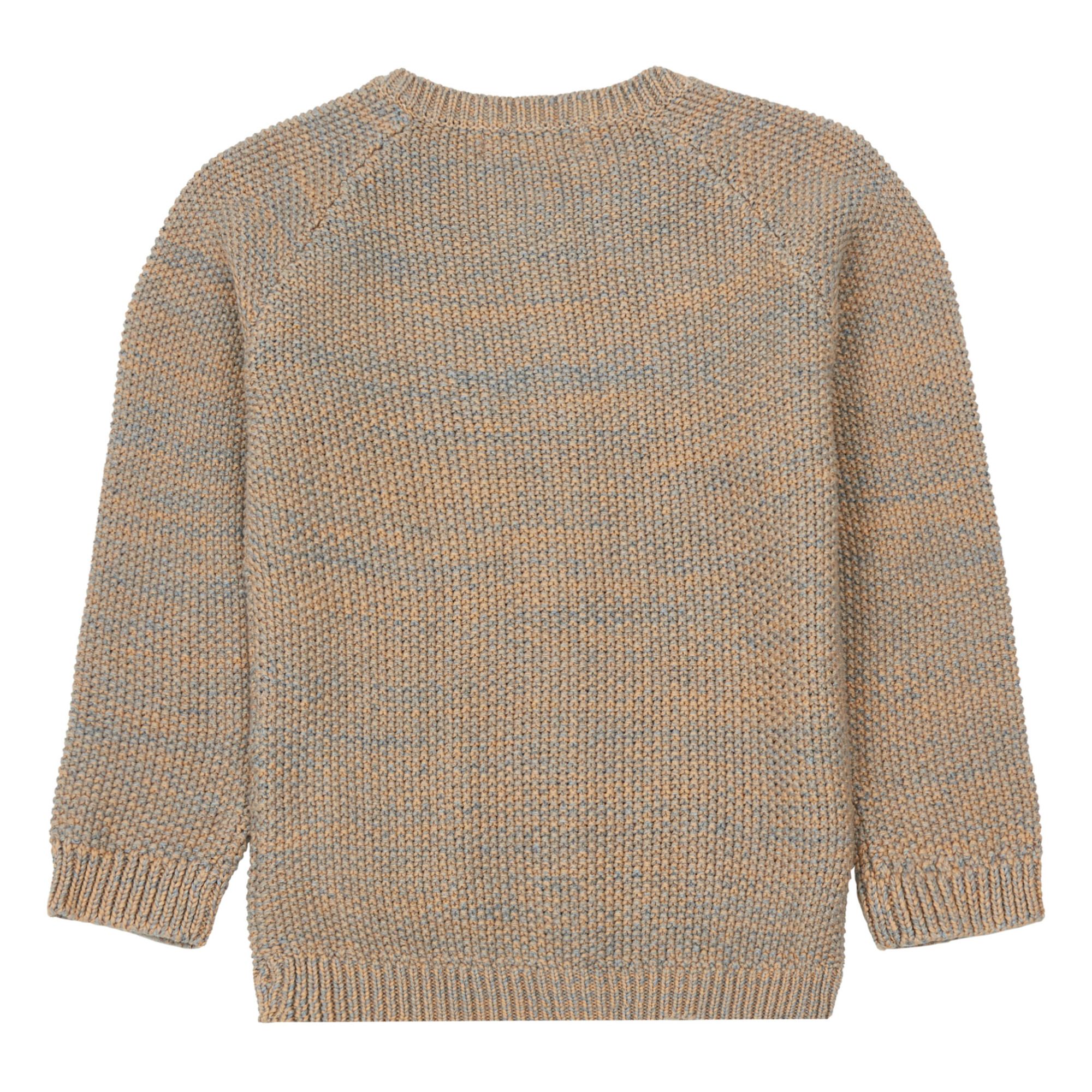 Wool and Cotton Cardigan Beige- Imagen del producto n°2