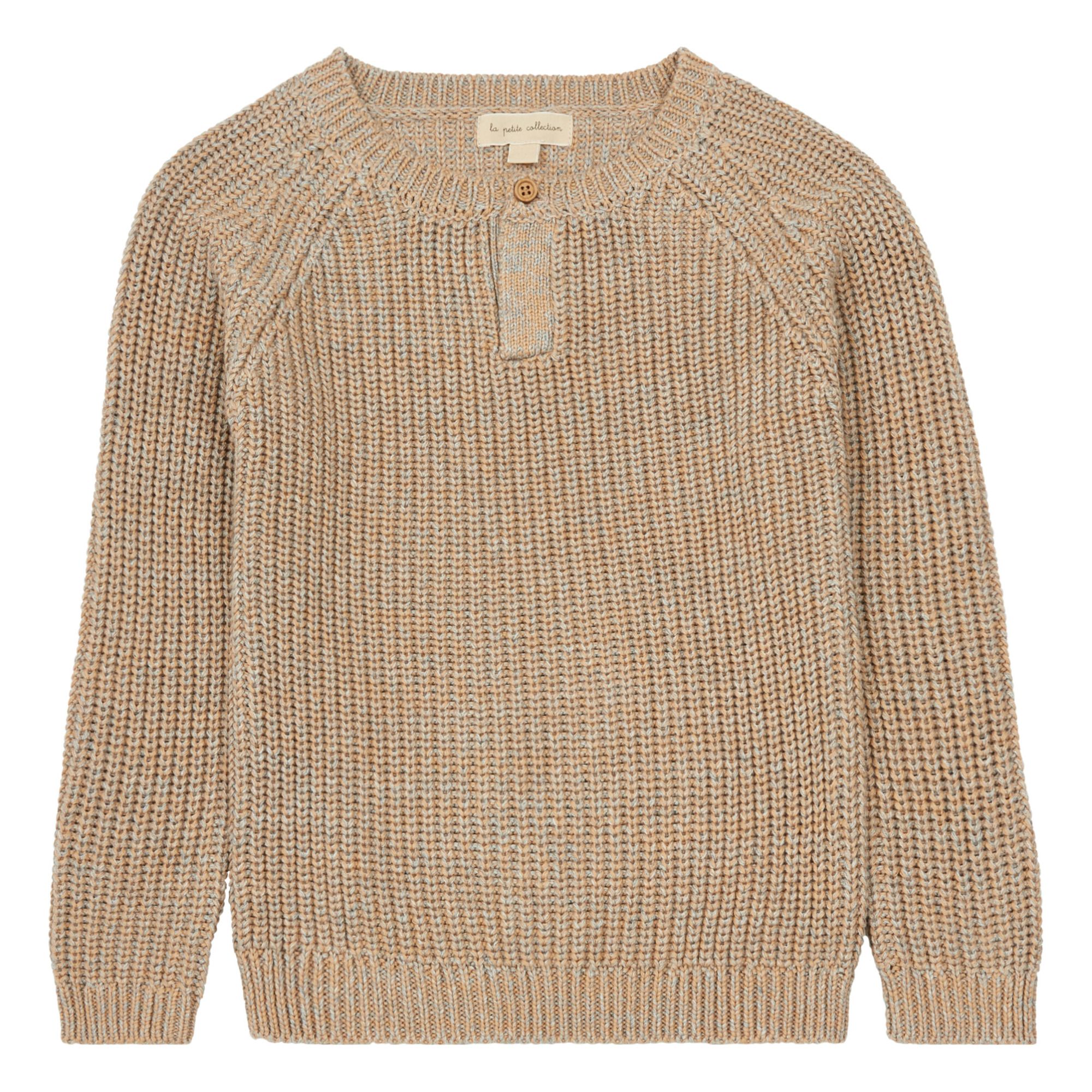 Wool and Cotton Jumper Beige- Product image n°0
