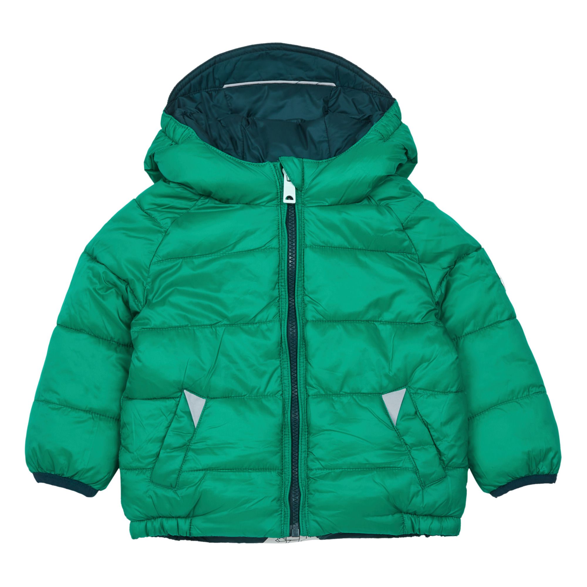 Reversible Down Jacket Green- Product image n°1
