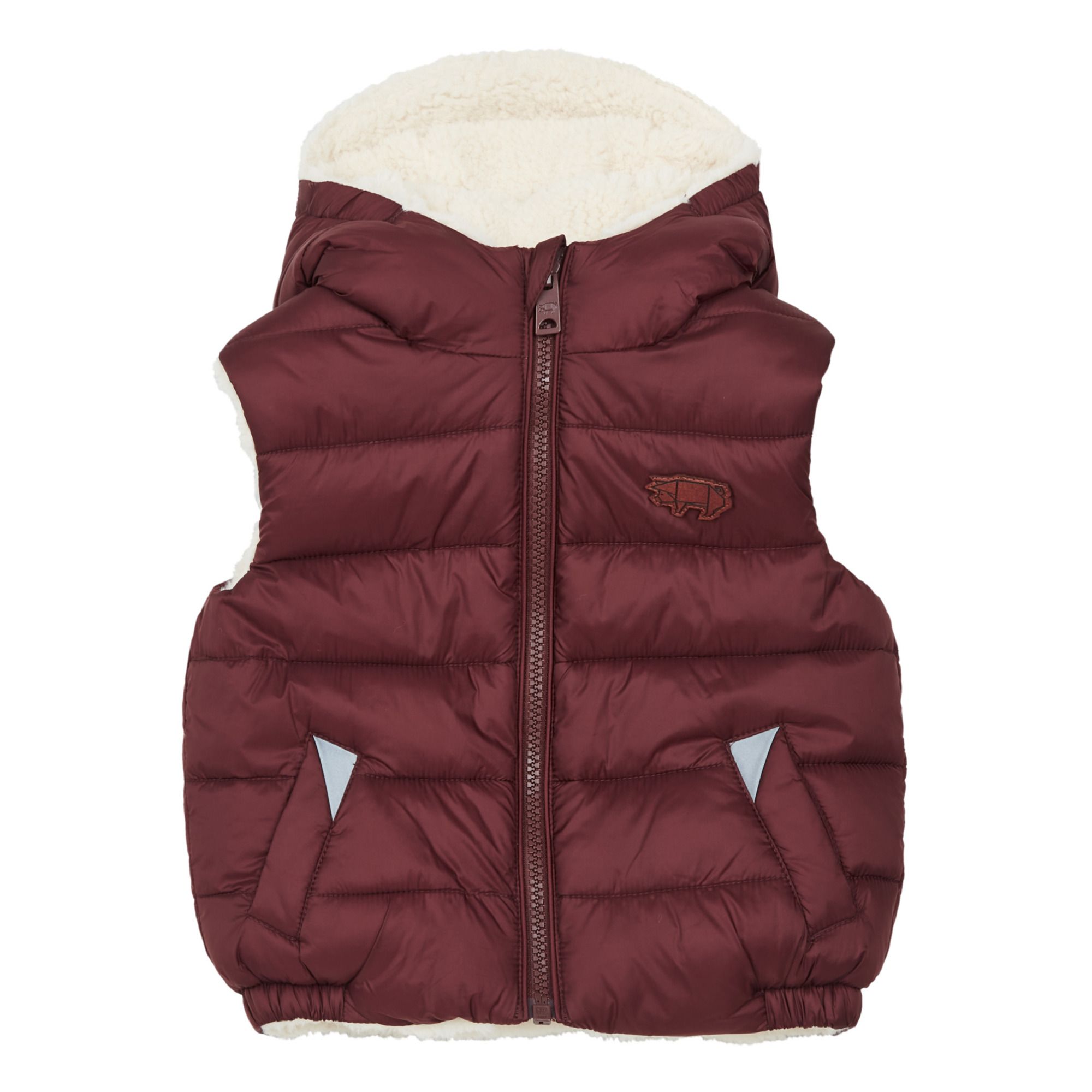 Toastie - Gilet Sans Manches Sherpa - Fille - Bordeaux