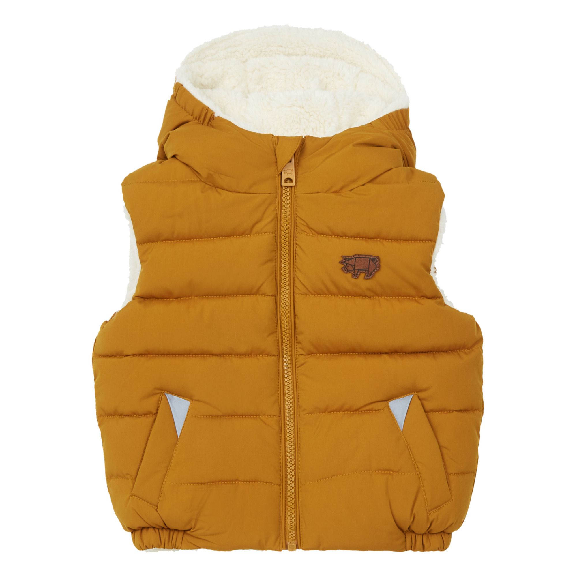 Toastie - Gilet Sans Manches Sherpa - Fille - Jaune