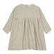 Millie Linen and Cotton Striped Dress Ecru- Miniature produit n°0