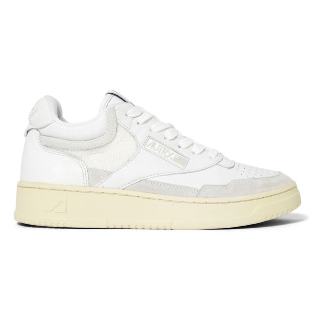 Open High-Top Trainers Bianco
