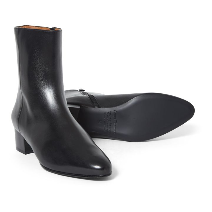 Anne Thomas Michele Leather Boots Black Smallable