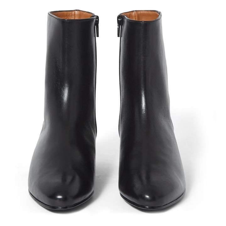 Michele Leather Boots Black