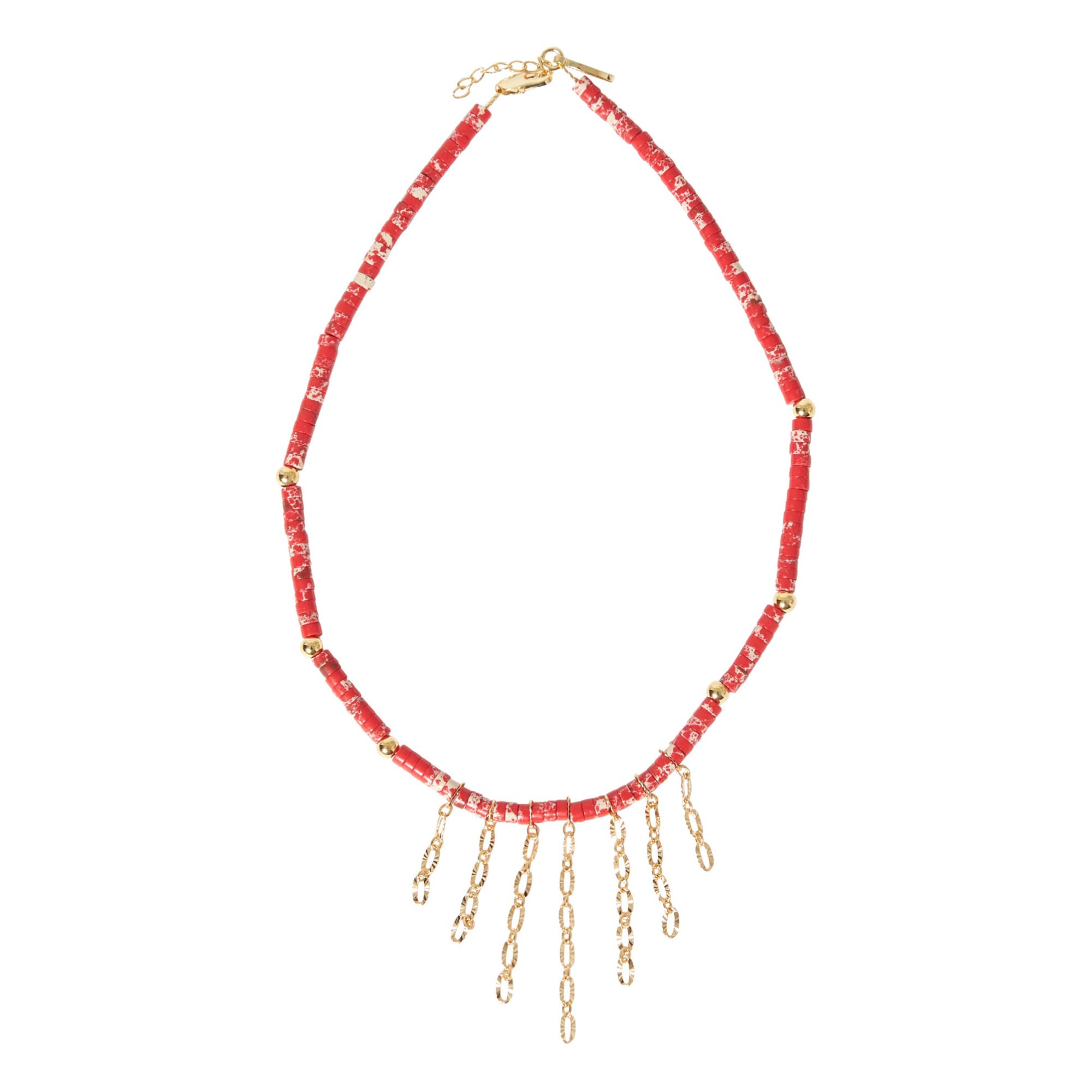 Allthemust - Collier Précieux Pampille - Femme - Rouge