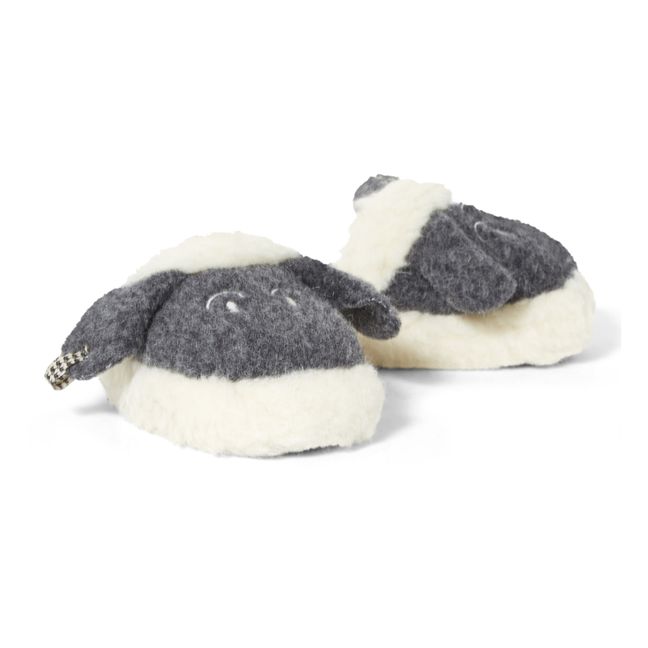 Chaussons Lamy Shearling | Gris anthracite