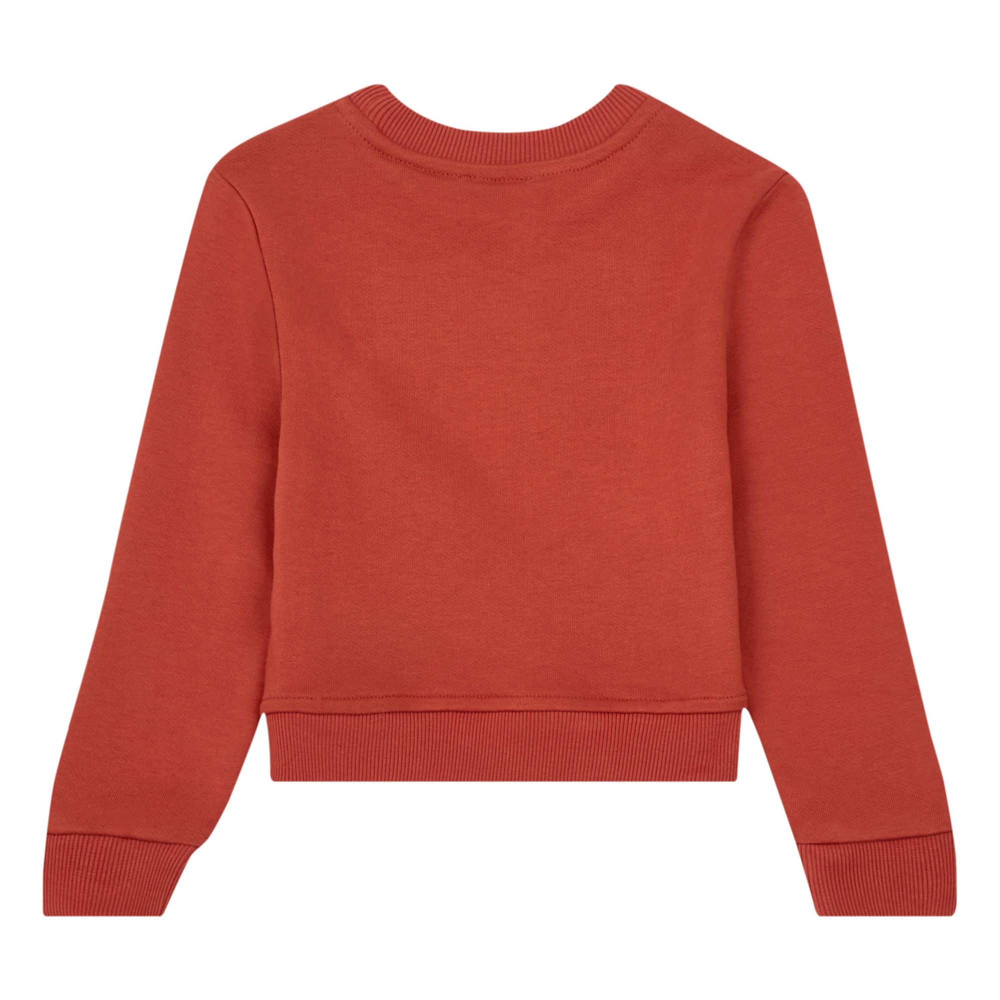Saxo Organic Cotton Sweatshirt - Kids’ Collection - Red- Product image n°3
