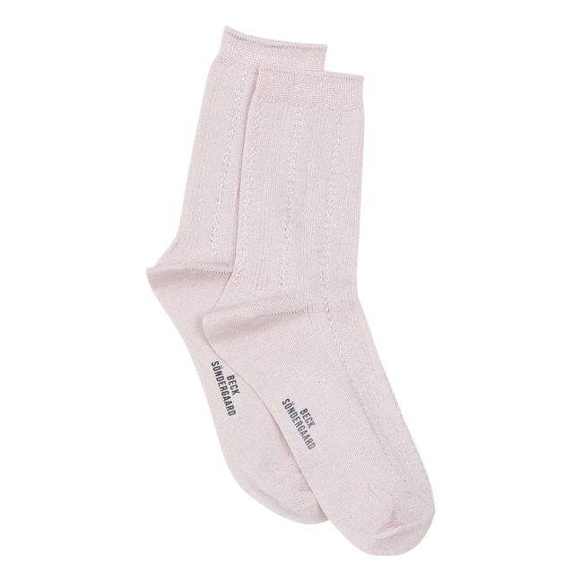 Drake Glitter Socks Pink