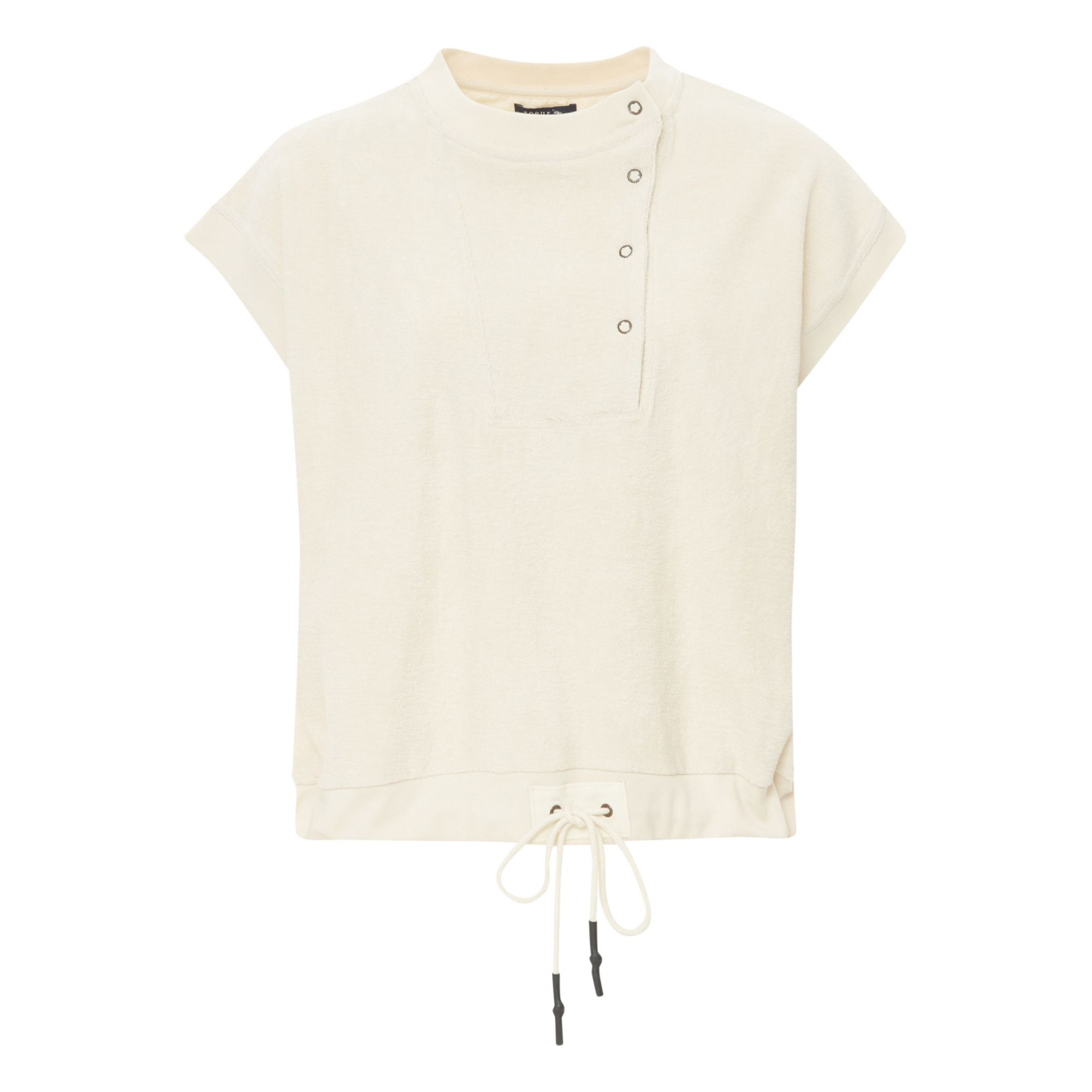 Soeur - Sweat Palme Eponge - Femme - Ecru