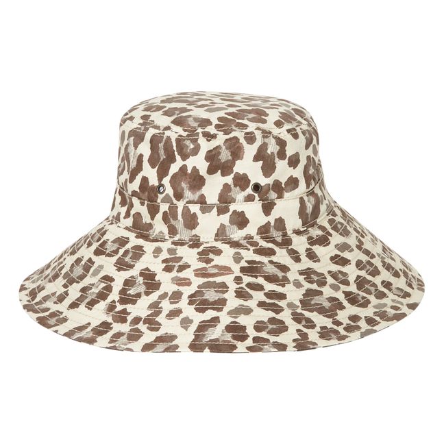 Sombrero bucket Popeline de sarga Leopardo