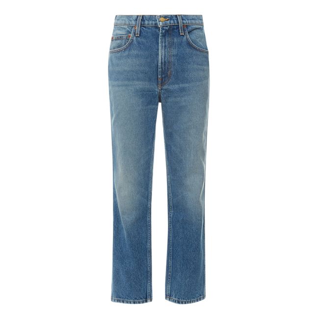 Jeans Straight Hohe Taille Louis Sydney Clean Blue