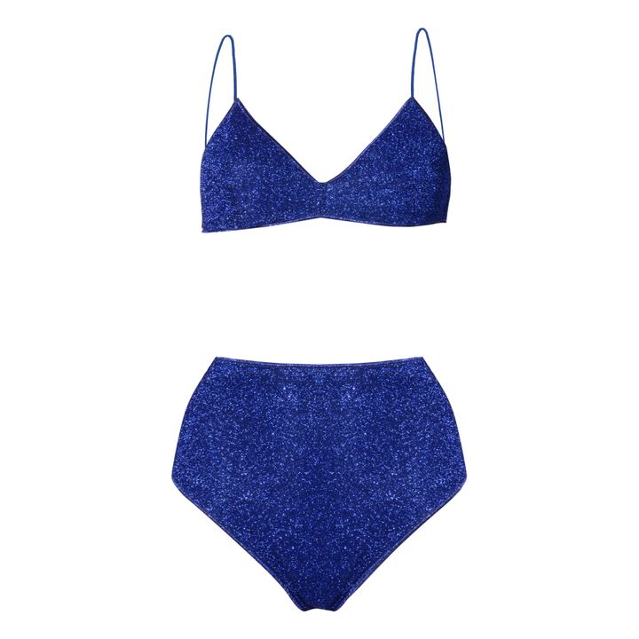 Lumière High-Waisted Bikini | Blue- Product image n°0
