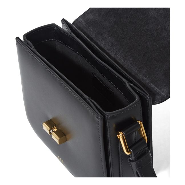 Tasche Mini Grace Glattleder | Schwarz