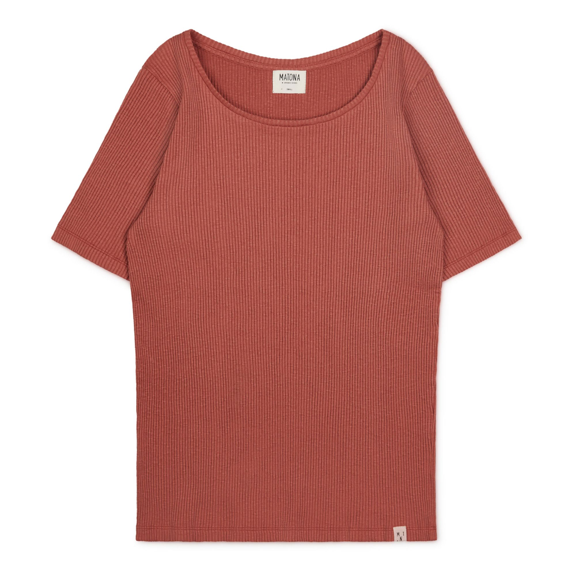 Ava Crew Top Terracotta