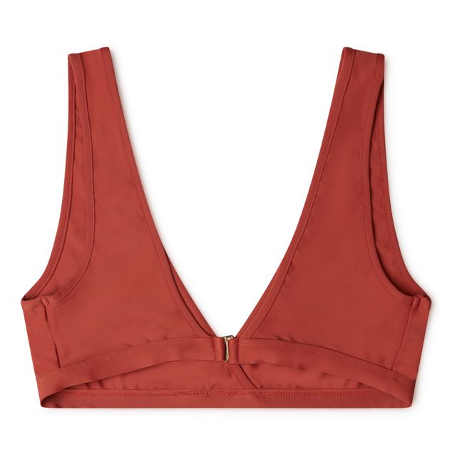 Top de bikini Econyl Ava - Colección Mujer - Rojo