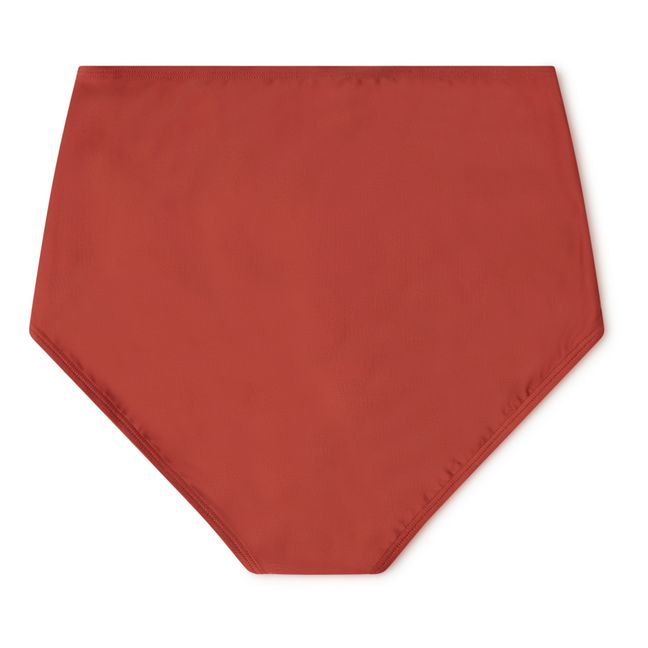Braguita de bikini talle alto Econyl Anuk - Colección Mujer - Rojo
