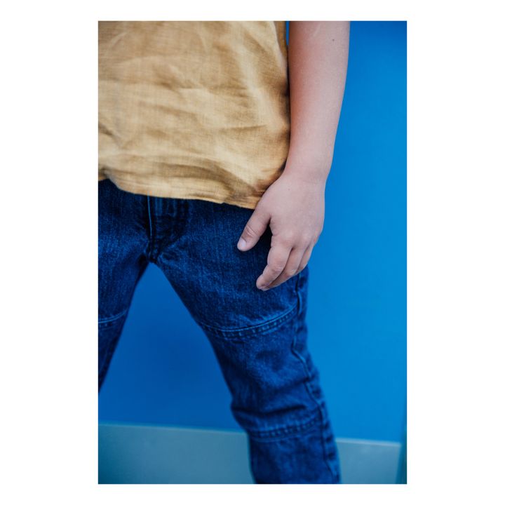 Pantalón vaquero recto de algodón orgánico Utility | Vaquero- Imagen del producto n°3