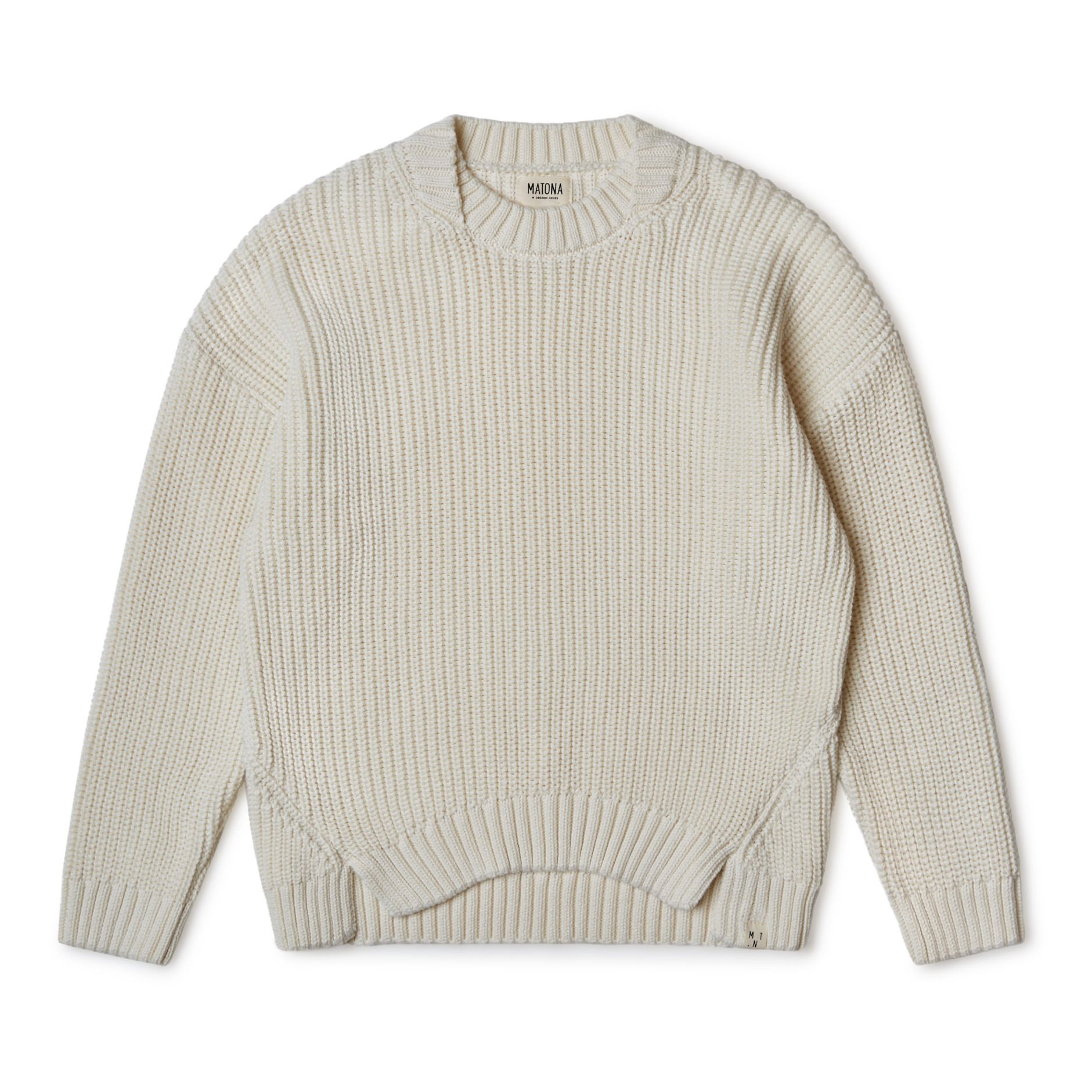 Sia Organic Cotton Jumper Taupe brown- Product image n°0