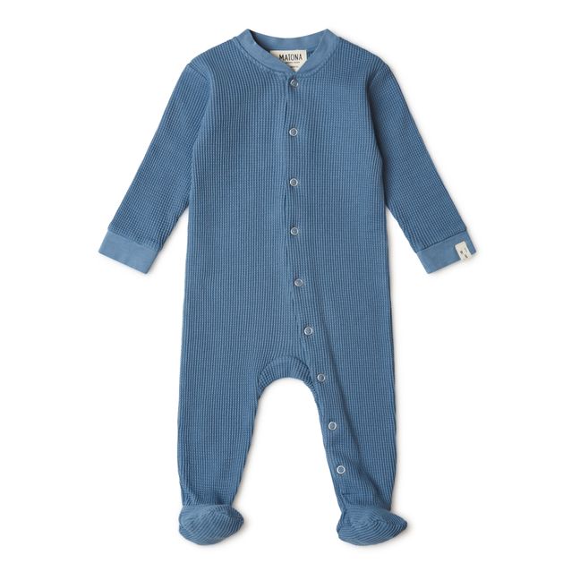 Pyjama aus Bio-Baumwolle Lotte Blau