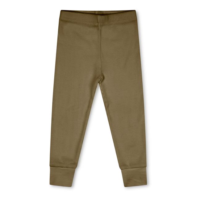Leggings Bio-Baumwolle  | Grünolive