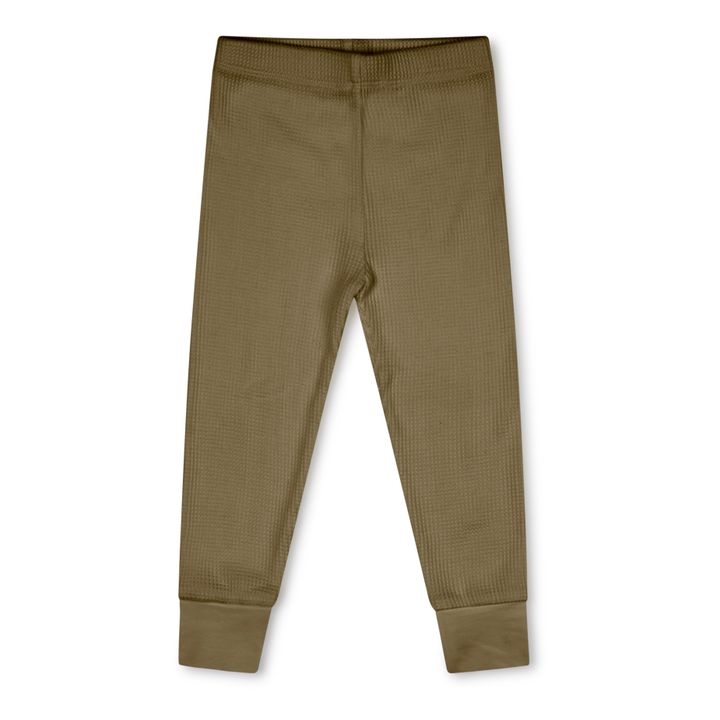 Leggings Bio-Baumwolle  | Grünolive- Produktbild Nr. 0