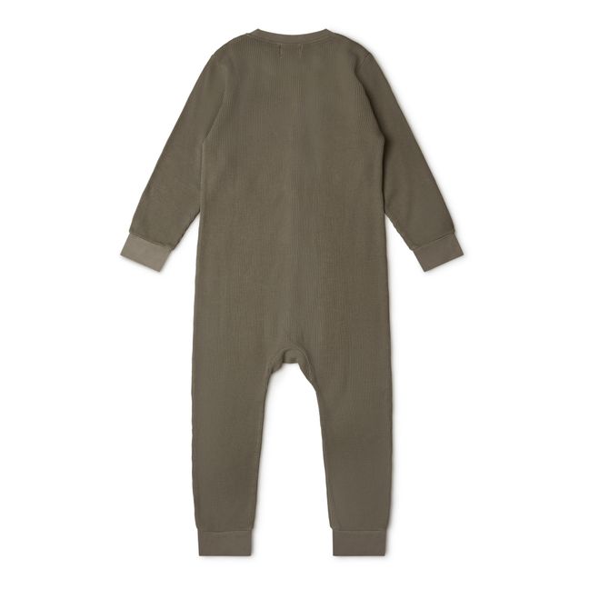 Pyjama aus Bio-Baumwolle Grünolive