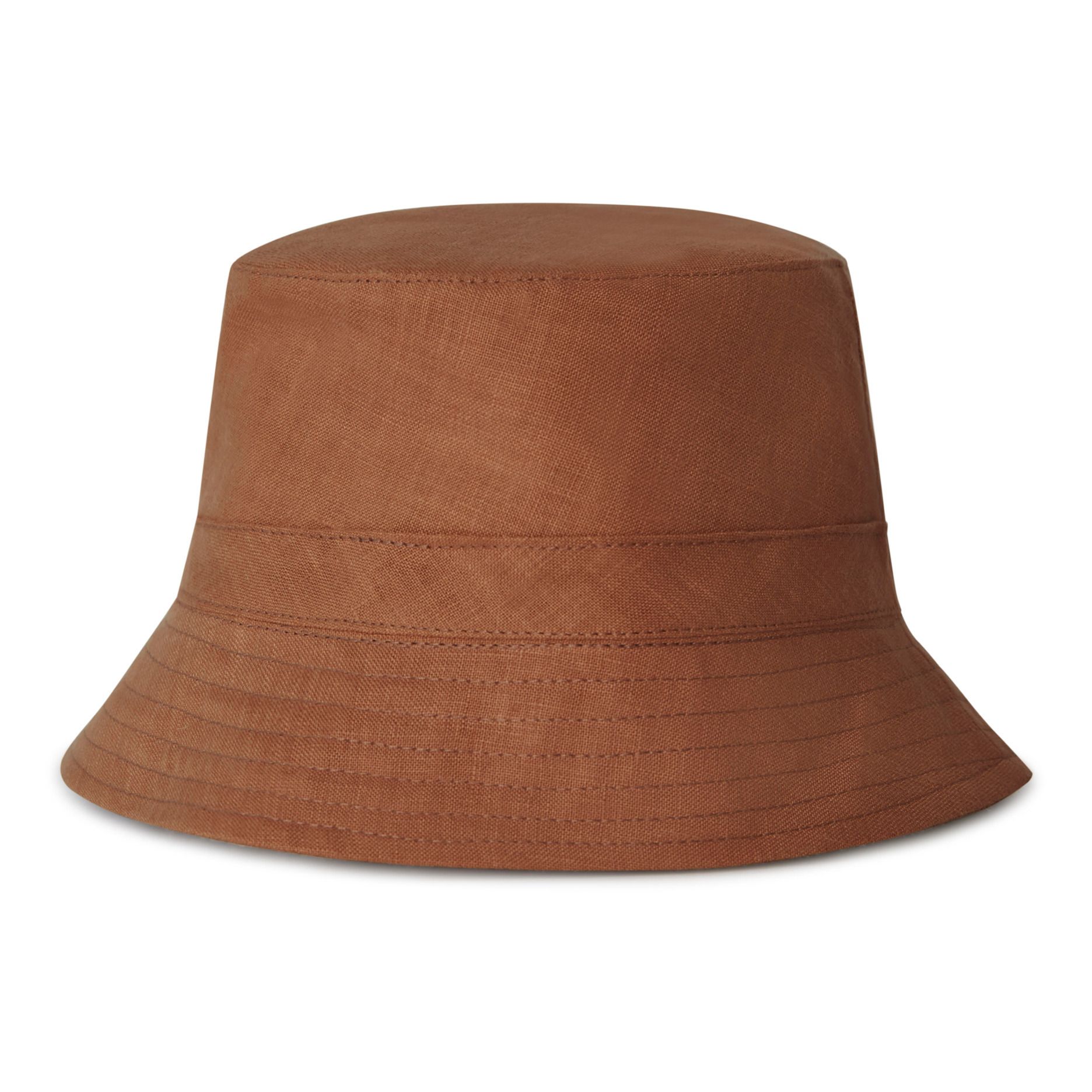 Linen Hat Rust- Product image n°0