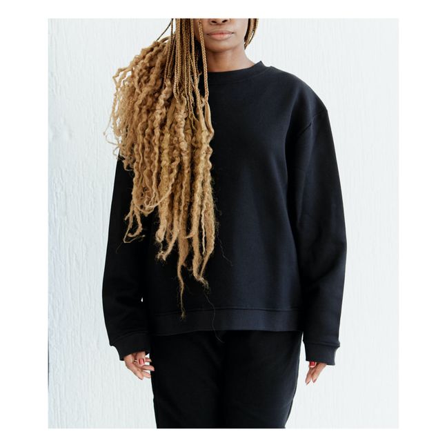 Nima Organic Cotton Sweatshirt Black