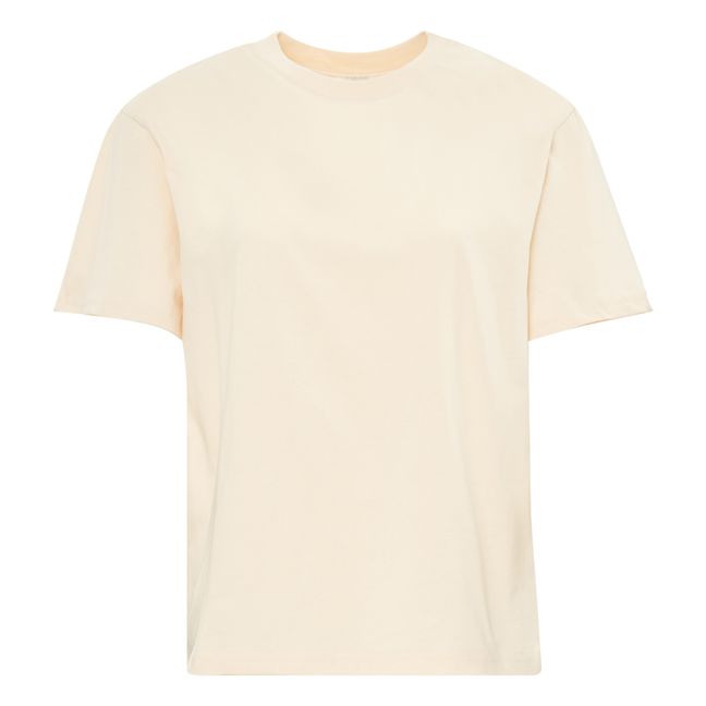 Nida Organic Cotton T-shirt Cremefarben
