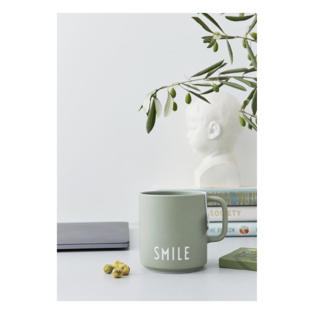 Smile Mug | Grey-green