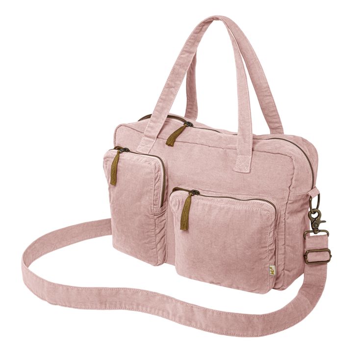 Organic Cotton Changing Bag | Dusty Pink S007- Product image n°0