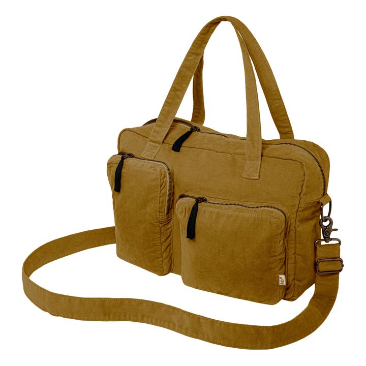Organic Cotton Changing Bag | Antique Bronze S050- Product image n°0