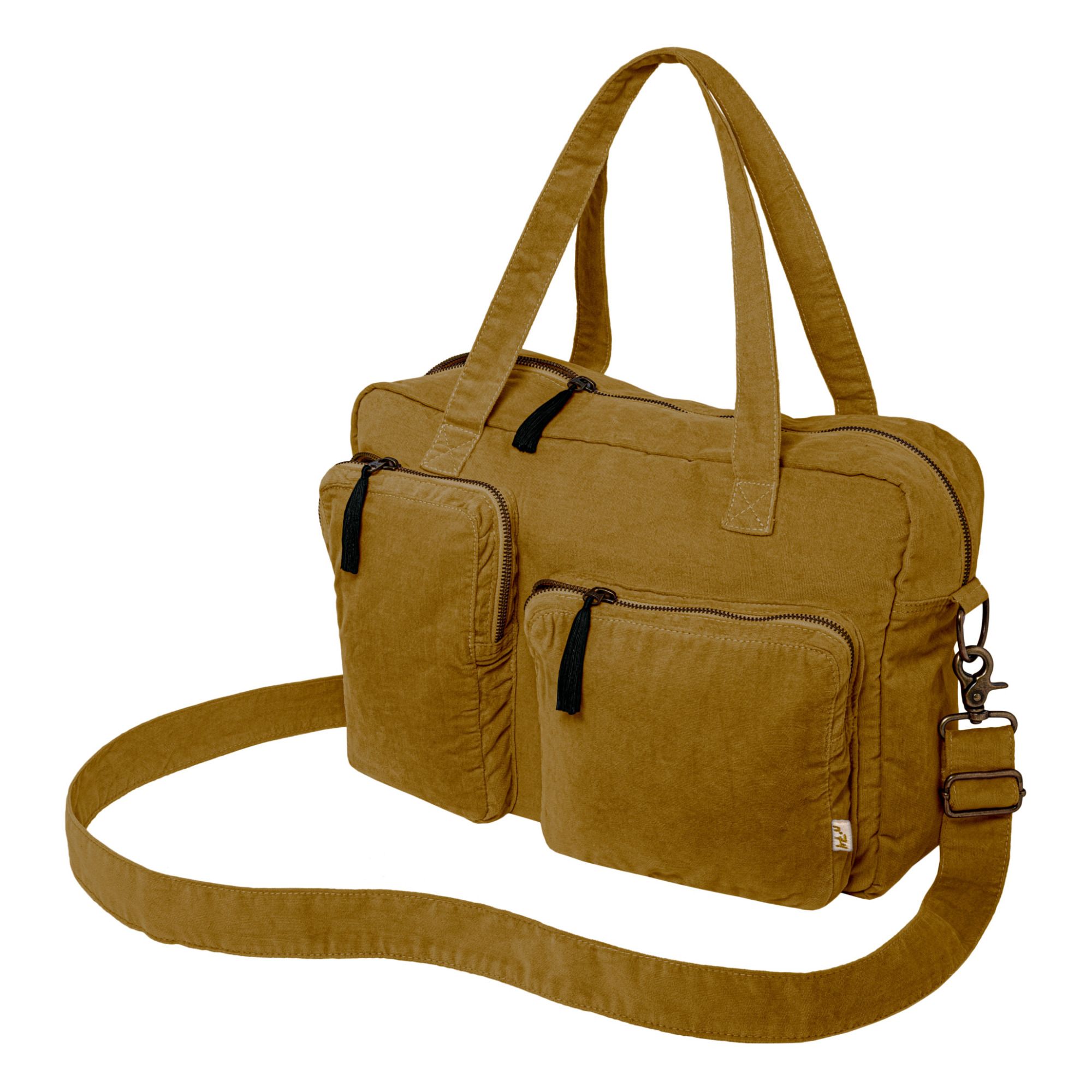 Organic Cotton Changing Bag Antique Bronze S050- Product image n°0