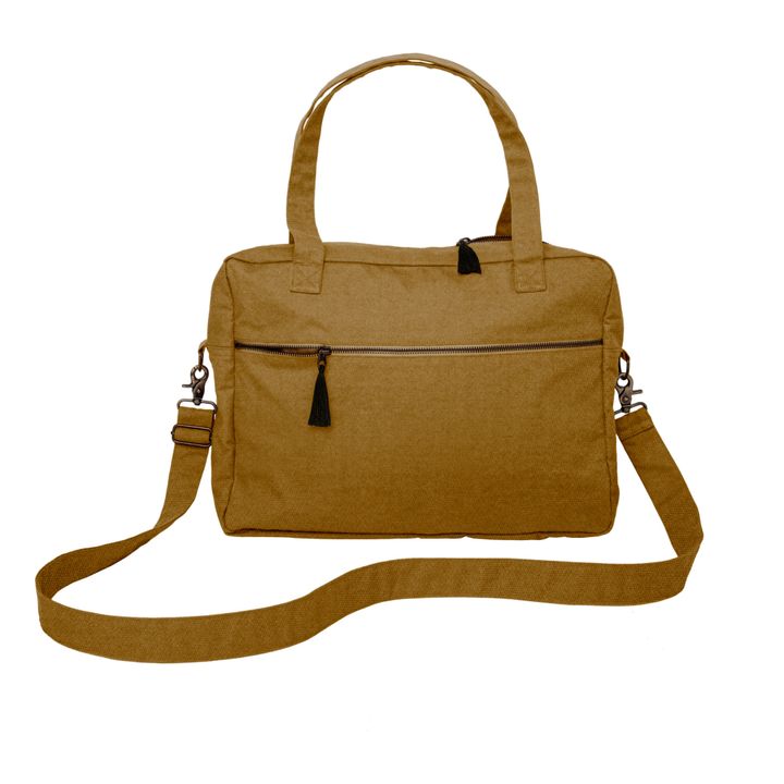 Organic Cotton Changing Bag | Antique Bronze S050- Product image n°2