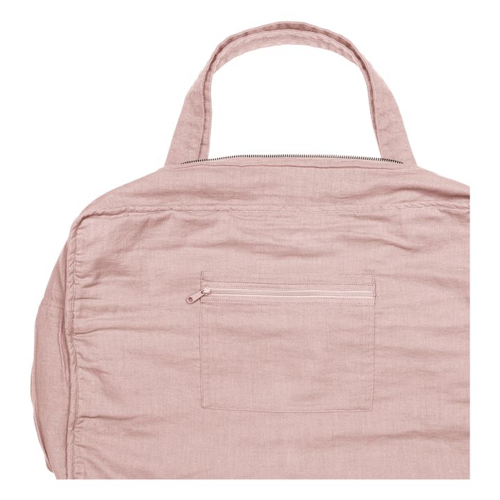 Organic Cotton Overnight Bag | Dusty Pink S007- Product image n°3