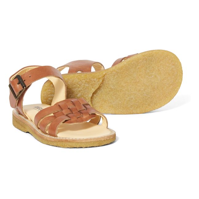 Roma Open Sandals Caramel