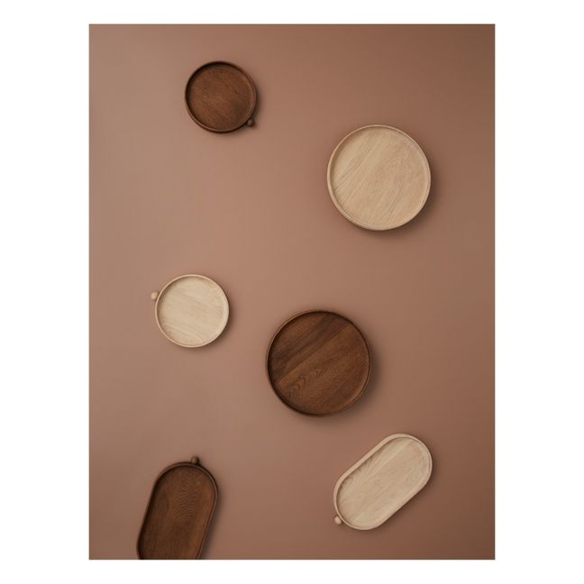 Plateau en bois rond Inka