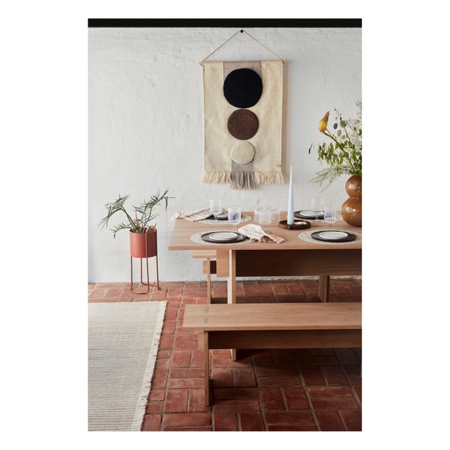 Décoration murale Maru en laine | Blanc cassé