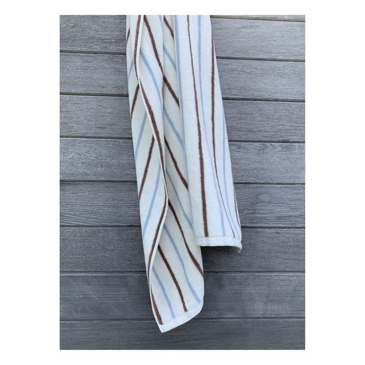 Raita Organic Cotton Bath Towel | Blanc/Écru- Imagen del producto n°2
