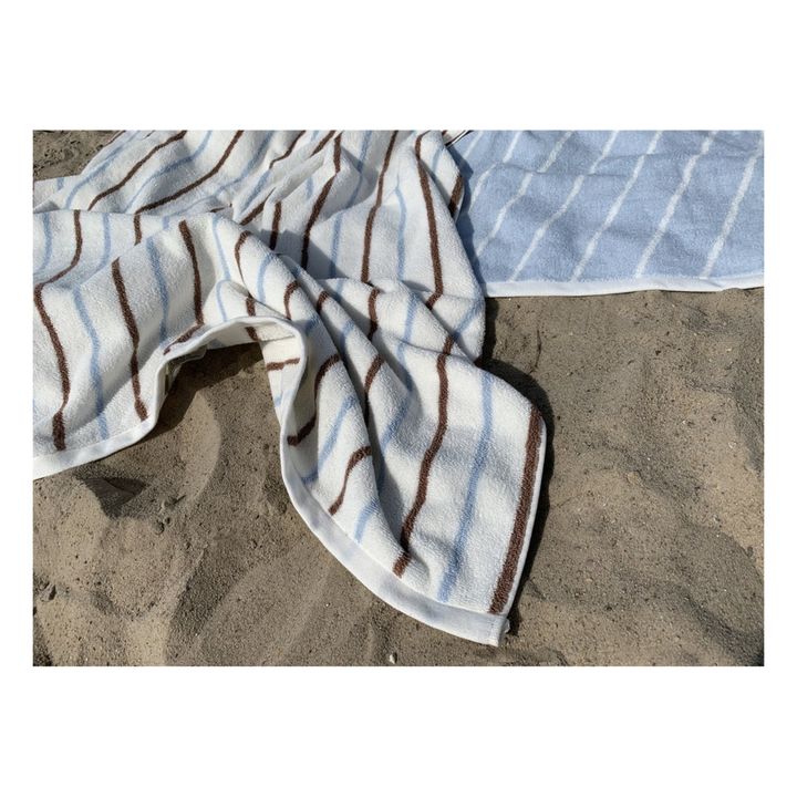 Raita Organic Cotton Bath Towel | Blanc/Écru- Imagen del producto n°4