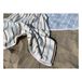 Raita Organic Cotton Bath Towel Blanc/Écru- Miniatura del prodotto n°4