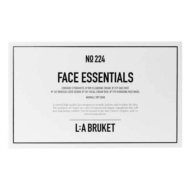 224 Face Essentials (Kit) Normal/Dry Skin 5 x 10 ml