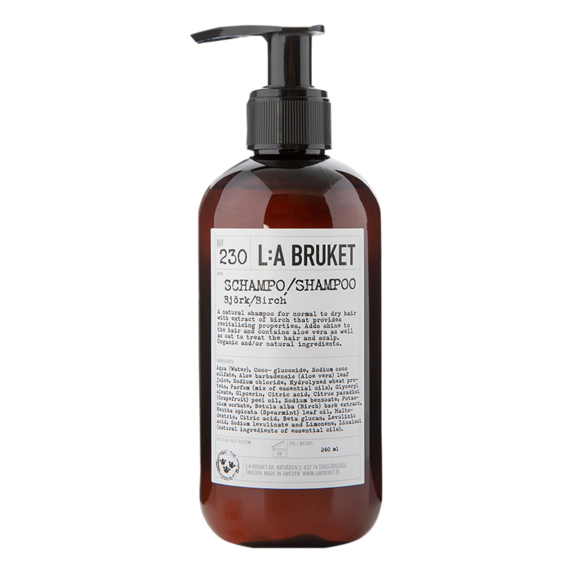 Revitalisierendes Shampoo Birke 230 - 240 ml- Produktbild Nr. 0