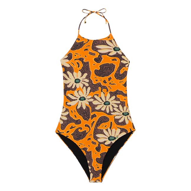 Daylin Recycled Nylon Swimsuit Orange