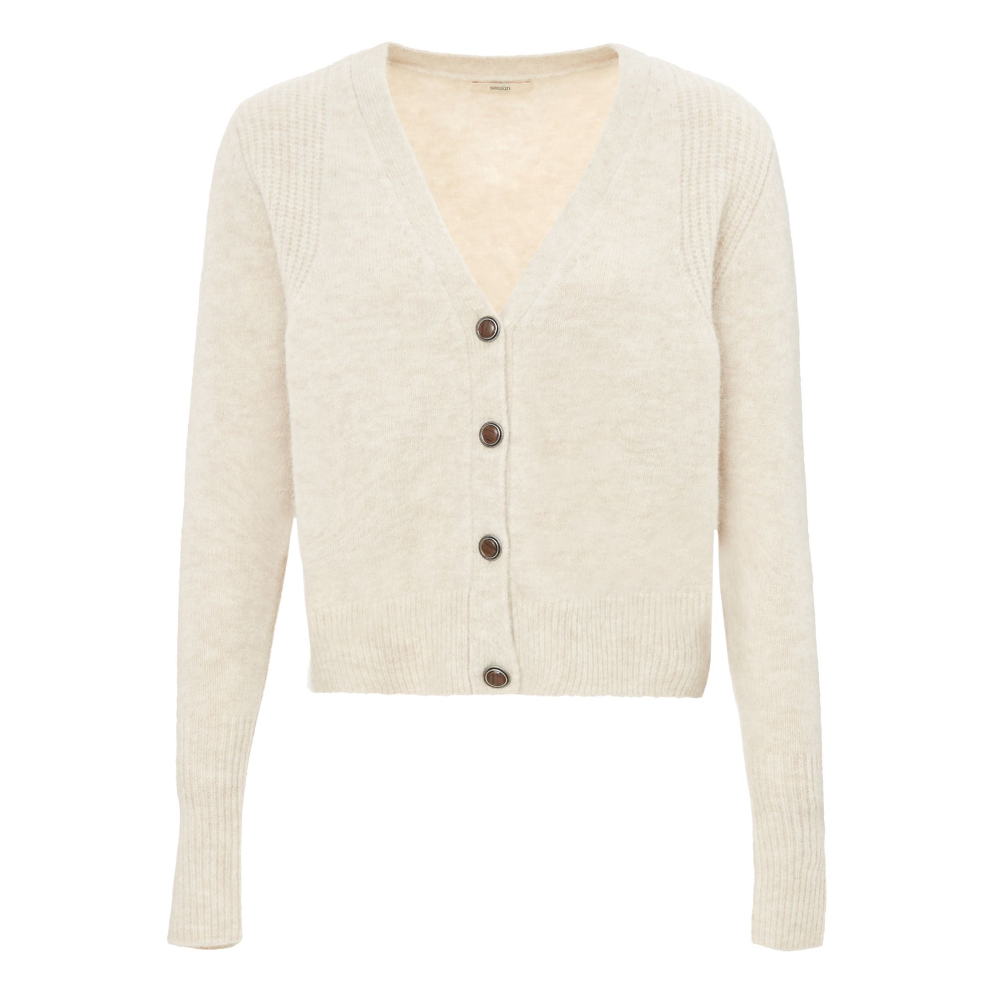 Sessun - Cardigan Swann Laine - Femme - Ecru