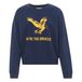 Sweatshirt The Shrunken W/Eagle Graphic Navy- Miniatur produit n°0