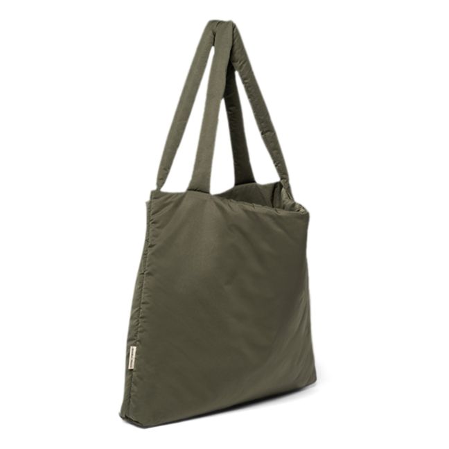 Borsa mom-bag | Verde scuro