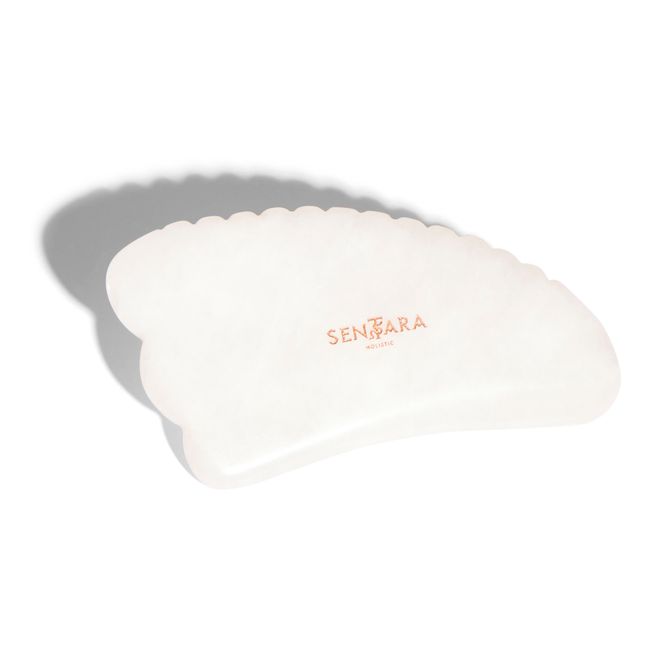 White Jade Toothed Gua Sha